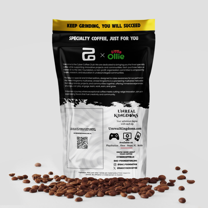 Coffee Beans CAYC Fam with Little Ollie art.